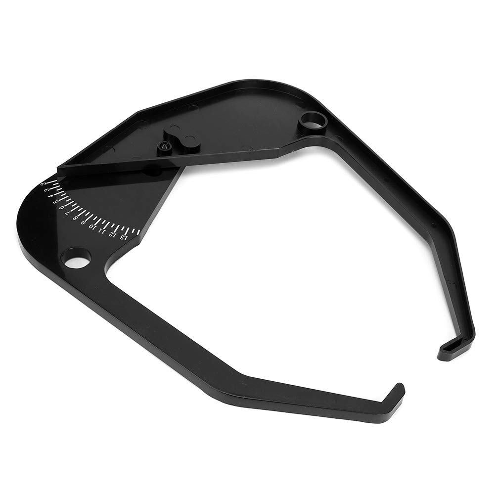 Étrier de largeur de jante, outil de mesure d'équilibrage de roue adapté aux manteaux