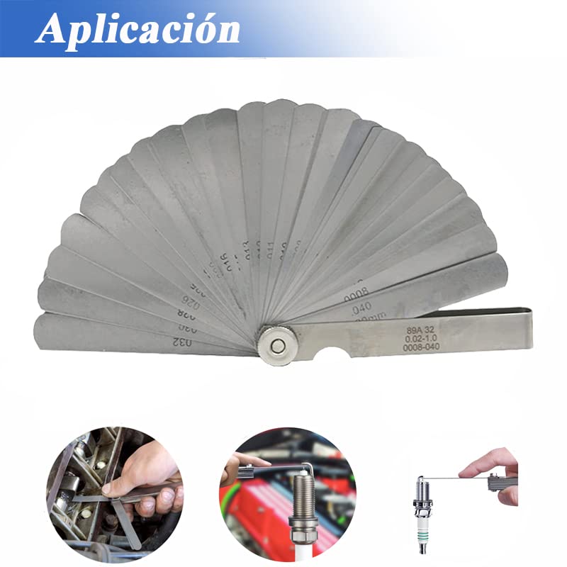 Spessimetro 32 Lame - Acciaio Inox Per Misurazioni Precite | Metrico E Imperiale - Foto 4