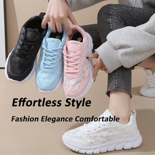 Women's Luxurious Orthopedic Sneakers, Hollow Breathable Mesh Shoes, Lightweight Breathable Comfort Durable3