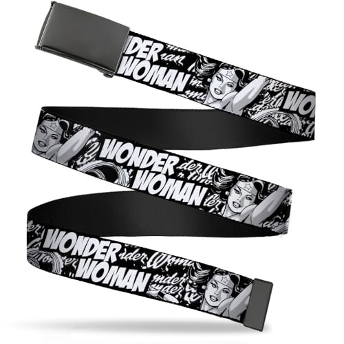 Cinturón Wonder Woman para hombre con ajuste de talla 42 y diseño de acción