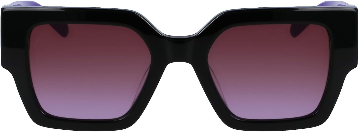 CKJ22638S 001 Black Sunglasses Woman Acetato, Square, 51