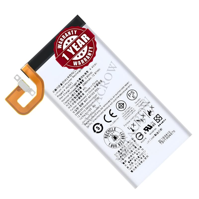 Image of Original HUSV1 Battery Compatible with BlackBerry Priv (V100, STV100-1, STV100-2, STV100-3, STV100-4) - (3410mAh) - 1 Year Warranty CD6