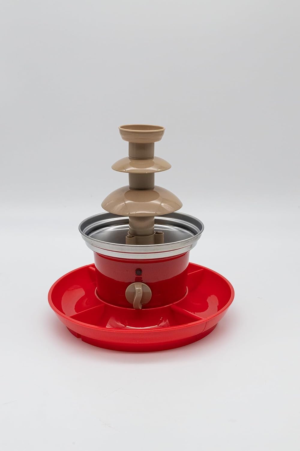 Marco Paul - Macchina per popcorn ad aria calda senza grassi, senza olio, per snack fatti in casa, per uso domestico, serate cinematografiche, feste, durevole, facile da usare (fontana di cioccolato
