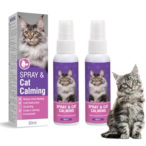 60ml*2 Stück Pet Calming Spray Katzen Beruhigungsmittel Spray Beruhigung Beruhigungsspray FüR Katze Katzenberuhiger Beruhigender Beruhigendes Entspannungs Anti Stress Mittel Calming Anzeichen M 60ml*2 Stück Pet Calming Spray Katzen Beruhigungsmittel Spray Beruhigung Beruhigungsspray FüR Katze Katzenberuhiger Beruhigender Beruhigendes Entspannungs Anti Stress Mittel Calming Anzeichen M