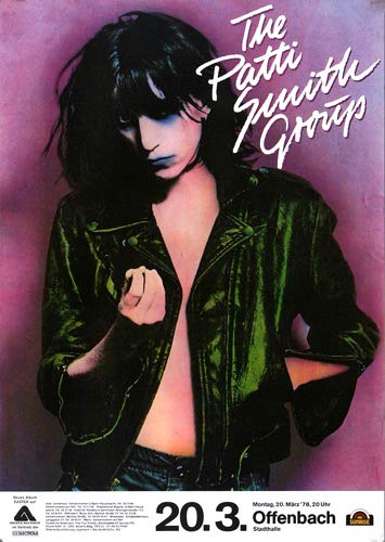 Patti Smith Group - Set Free 1978 - Poster, Concertposter, Concert
