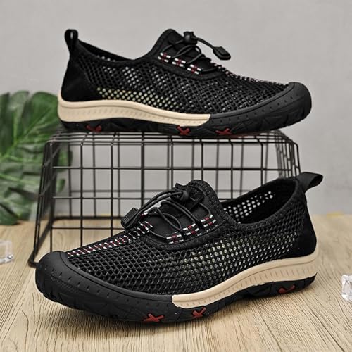 Men's Casual Mesh Breathable Sandals Comfortable Quick-Dry Walking Outdoor Hiking Sneakers for Travel Beach Swimming Fishing4