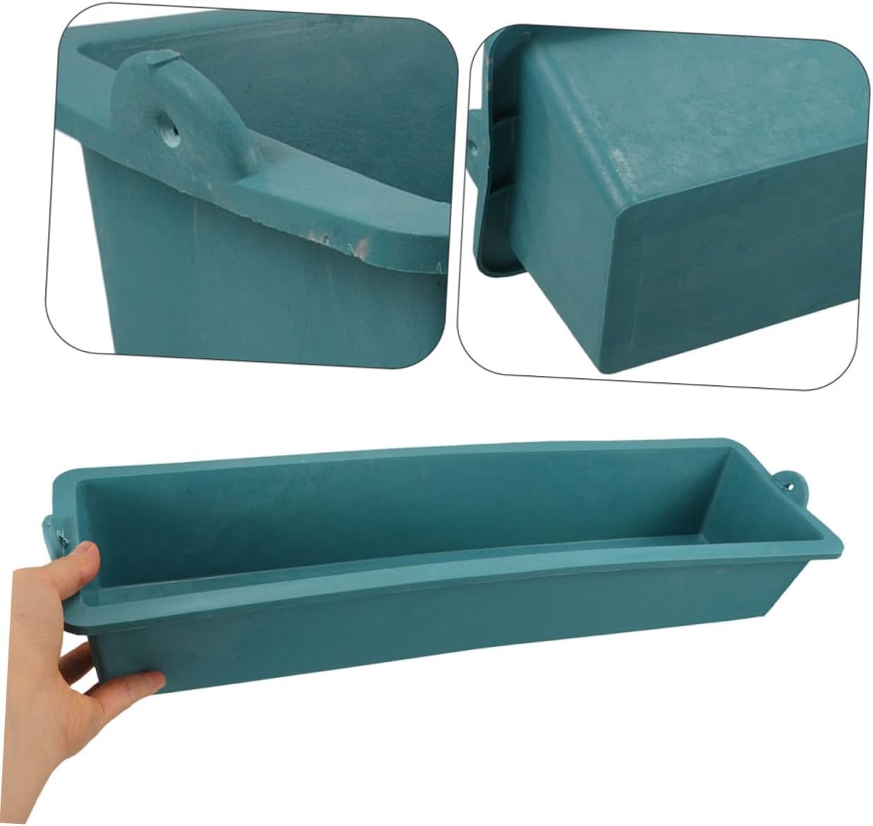 Mipcase 4pcs Robust Plastic Chicken Feeder and Waterer Farm Supplies Feed Trough for Chickens Livestock Easy to Clean