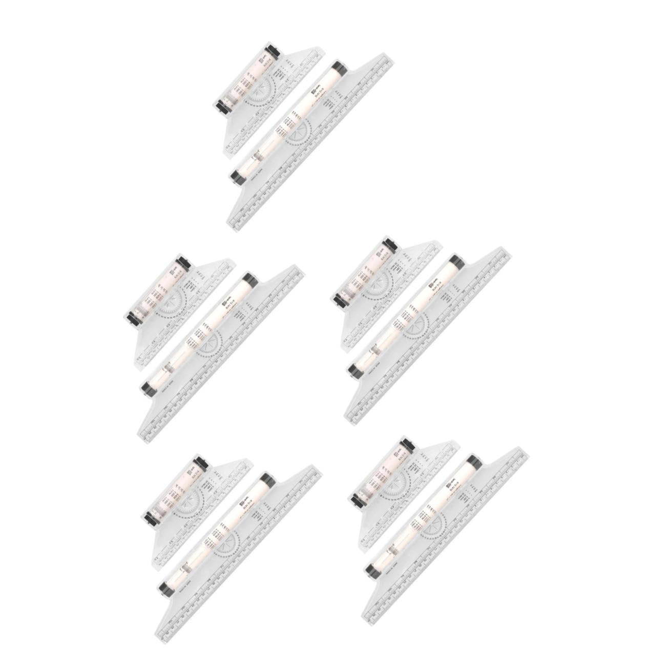 Gadpiparty 10pièces Règle à Dessin Parallèle Pour Mesure Angles Outil De Dessin Multi-fonctionnel Pour Étudiants Et Designers