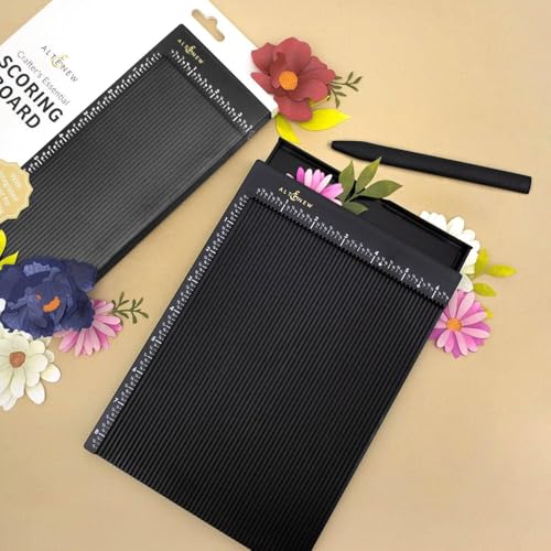 Altenew Crafters' Essential Scoring Board for Crafting, Scoring Tool for Folding Cards, Envelope Maker for Paper Crafts, Scoring Board for Paper Crafting, Paper Craft Scoreboard with Bone Folder