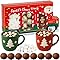 Coffret Cadeau Noël Gourmand - Camion du Père Noël avec 8 Bombes de Chocolat Chaud, Mini Chamallows et Poudre de Cacao - Idée Cadeau Gift Original pour 2 Personnes
