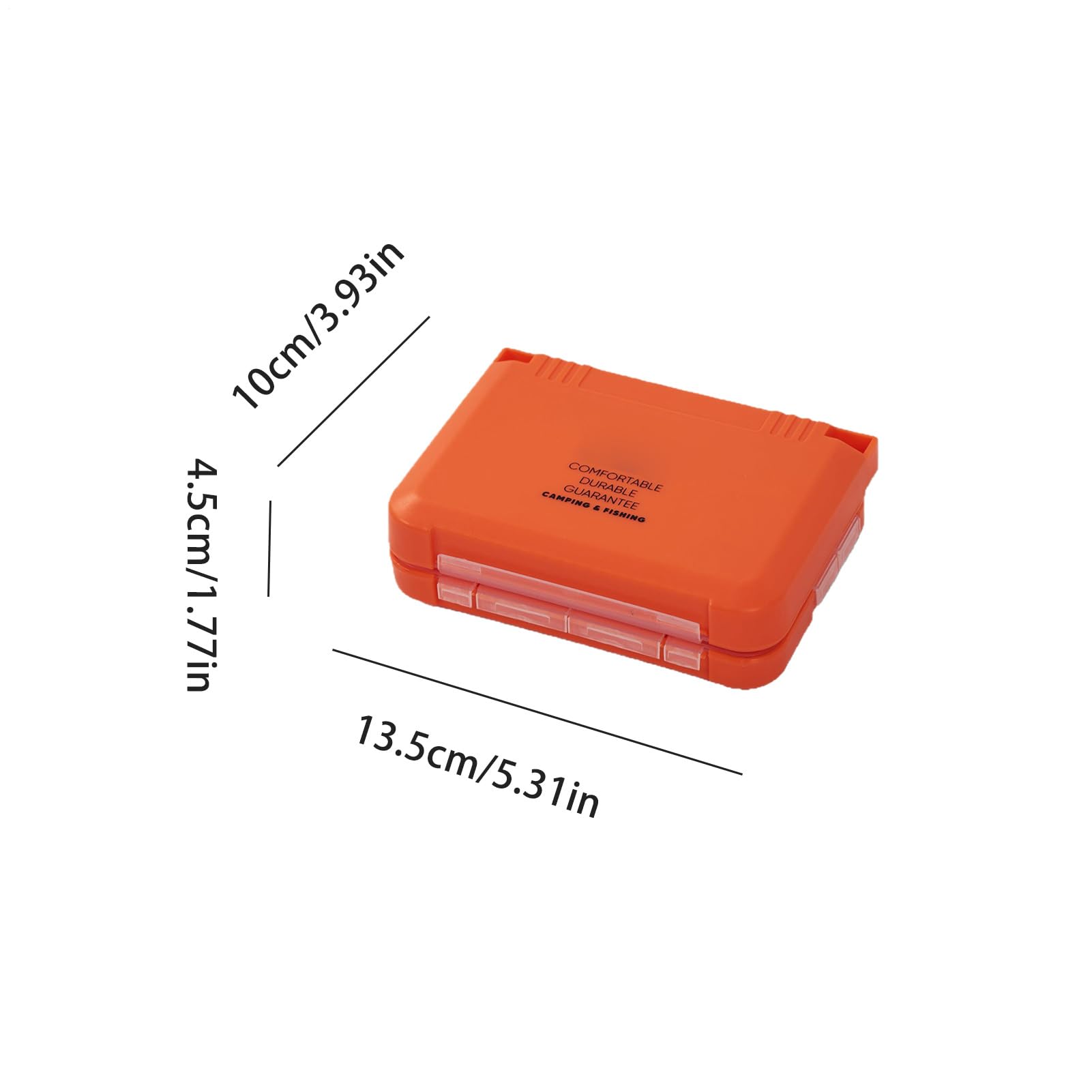 Porta Esche Organizer Contenitori Piccoli a Doppio Strato | Organizzatore per e Attrezzi da Pesca per ami jig attrezzi gioielli perline orecchini esterno acqua salata e acqua