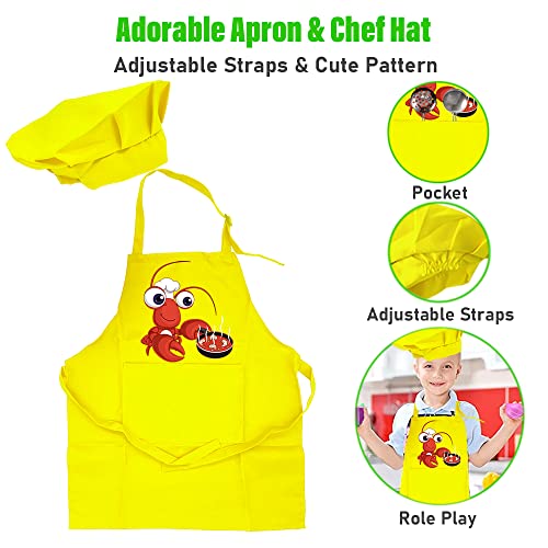 CONDIS Kinderküche Zubehör Spielküche Küchenspielzeug für Kinder Küche Küchenzubehör Topfset Kochgeschirr Töpfe… – Bild 5