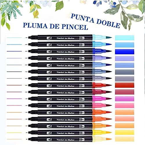 Lista de Marcadores punta pincel comprados en linea. 8