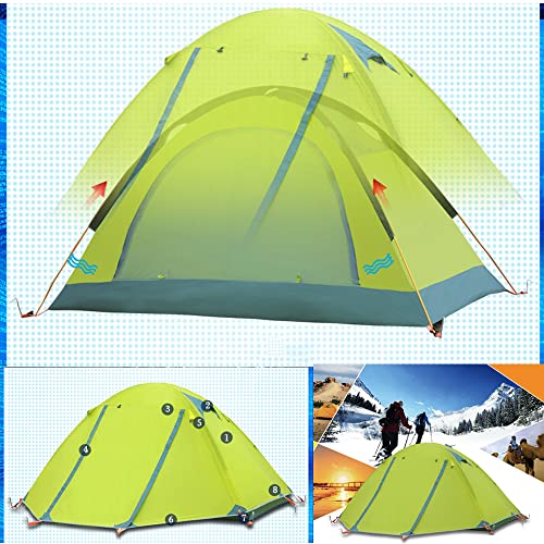 Carpa liviana impermeable para camping y senderismo miniatura 5