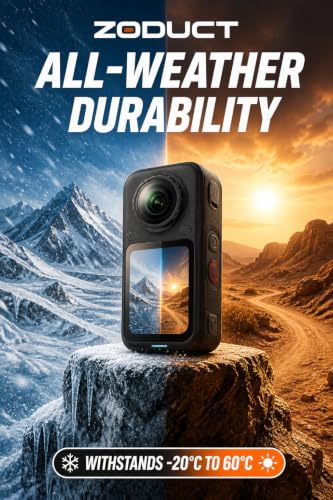 Image of Insta 360 X6 Screen Guard Protector Tempered with 98% Transparency Waterproof, Dust Proof, Anti-Strach Protective Insta 360 Action Camera Accessories (1Pc)