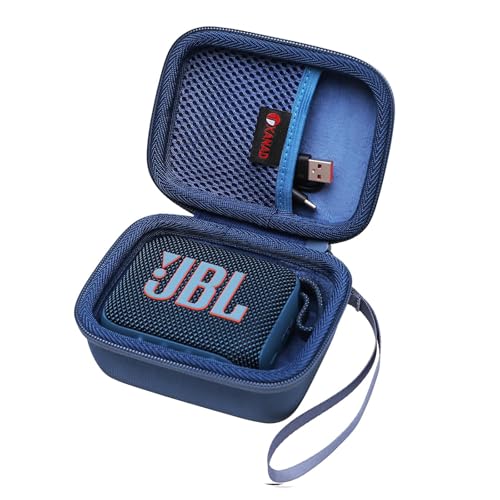 XANAD Hard Case for JBL GO 4/ GO 3 Portable Bluetooth Speaker - Travel Protective Carrying Storage Case Bag(Blue)