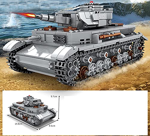 Panzer IV Bausteine Panzer SD.Kfz 161, 576 Klemmbausteine – Bild 3