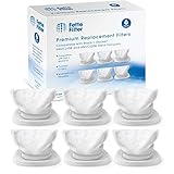 Fette Filter - Vacuum Filter Replacements Compatible with Black and Decker Dustbuster Hand Vacuums Part # HNVCF10 Pack Of 6 Replacements