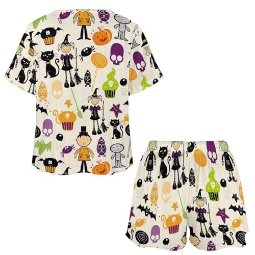 Pyjama femme manches courtes Halloween : le cadeau idéal comme vêtement de nuit - 6