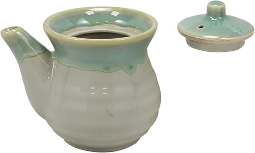 Miniatura 7 de Ebros Blue Veins - Frasco dispensador de condimentos de Shoyu, tradicional y elegante, con curvas, japonés, con curvas, vinagre de porcelana