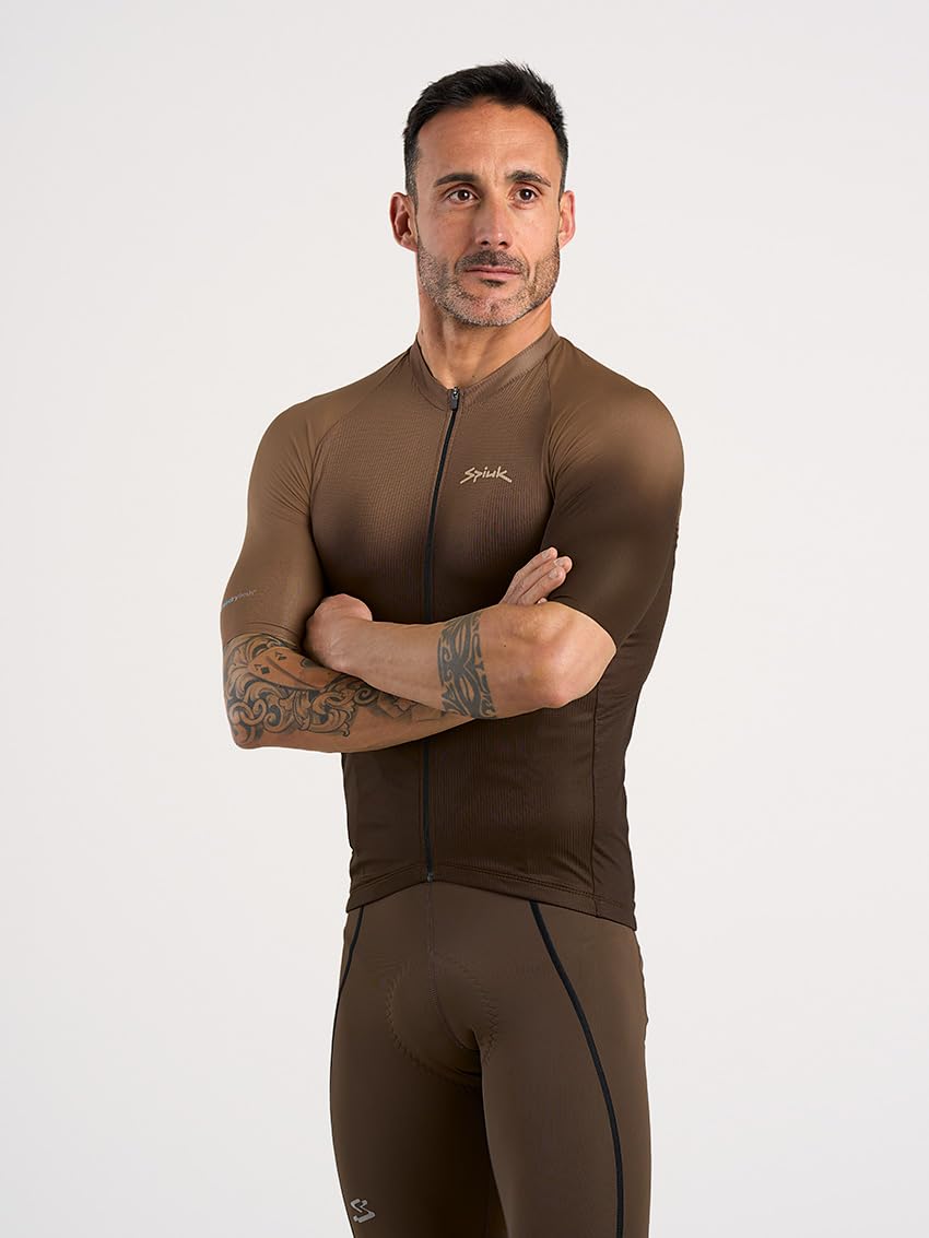 Maillot M/C Star Carbonite Hombre Marron T. L