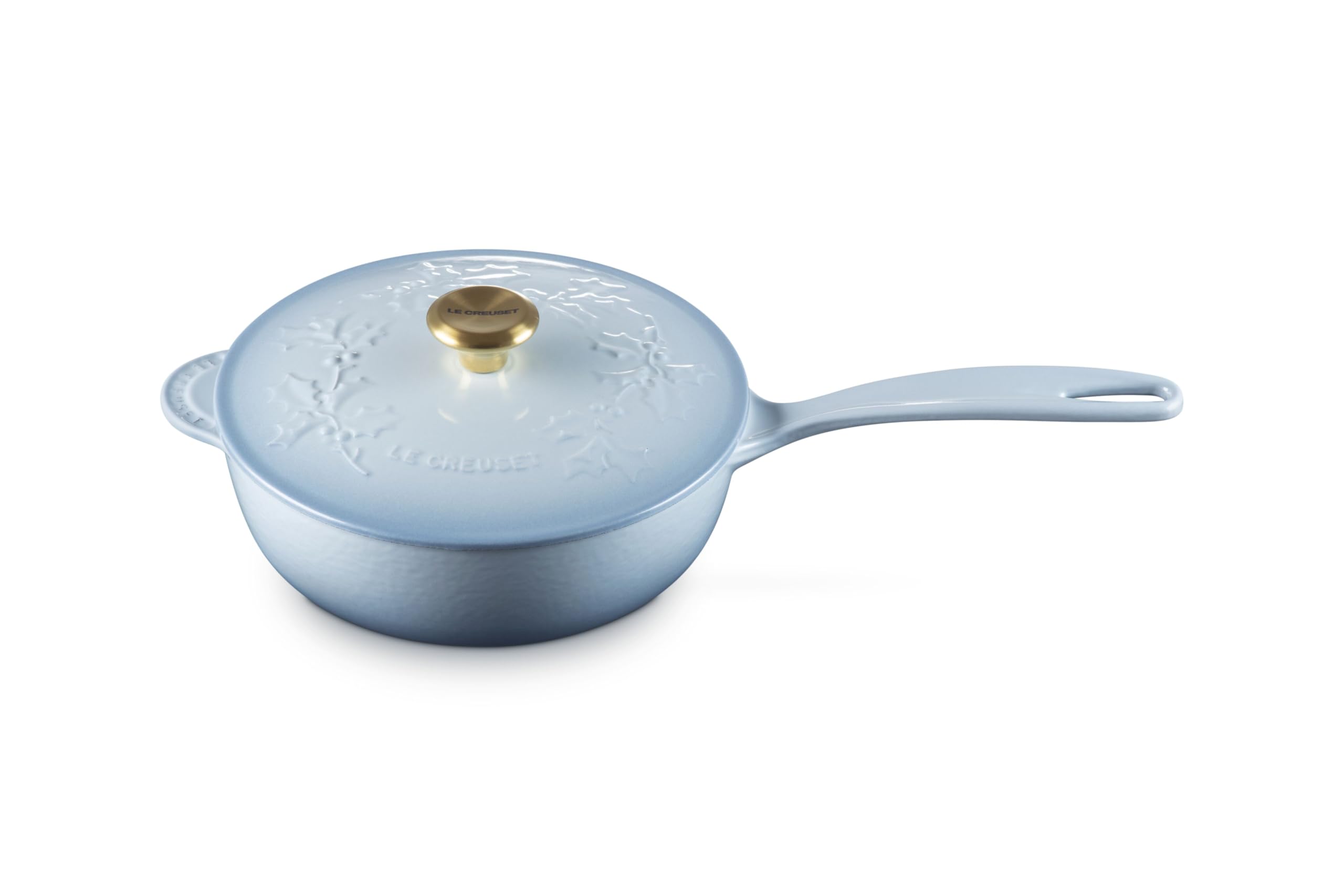 Le Creuset Coastal Blue Saucier - Enameled Cast Iron -1