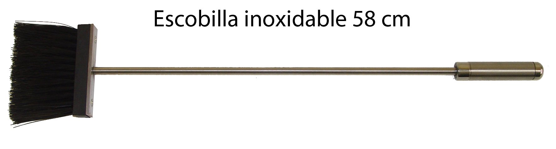 Imex El Zorro 10029 Lot de cheminée Carré (Outils en acier inoxydable 50 x 20 x 20 cm)