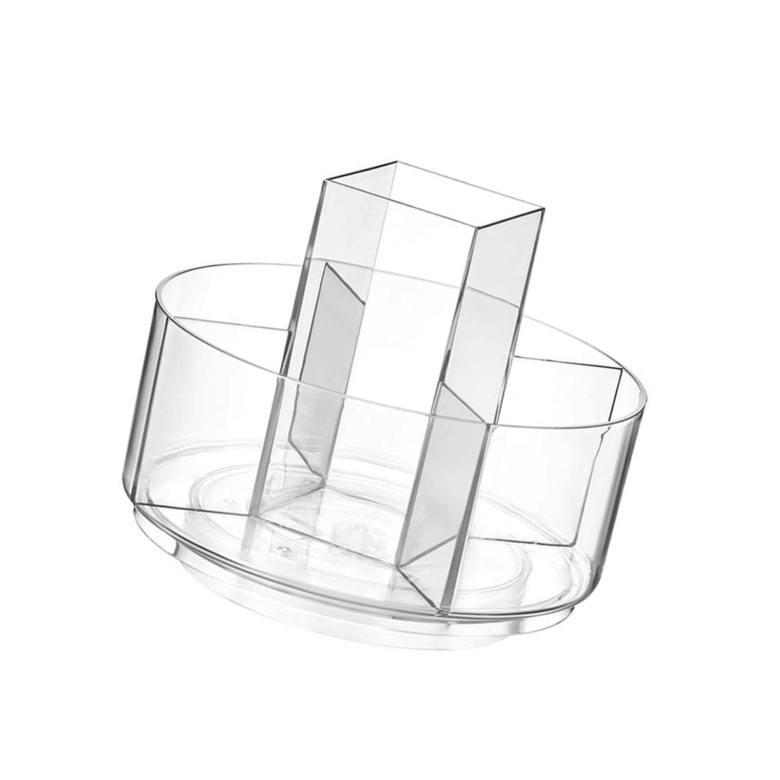 Hsioluted Rotating Art Supply Storage Box for Home Desk Organisers Pen Holder Pencil Organizers Shelf with Compartments Rotating Pencil Organizers Pen Holder