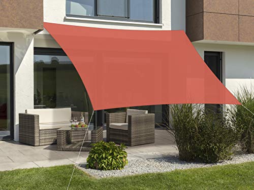 -Schirme Teneriffa 500 X 500 Cm Tenda da Sole. Unisex-Adulti Terracotta