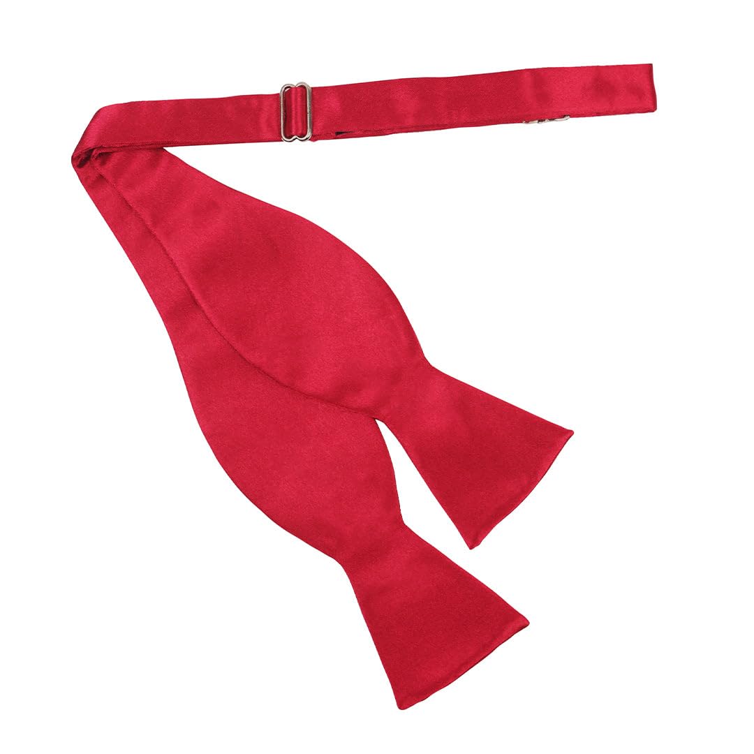 Peluche Maroon Affair Cummerbund, Open Bow Tie & Pocket Square Set for Men - Image 8 thumbnail