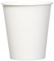 Vista 1 de Yaxa Basics Tazas de café desechables, 10 onzas, papel, 1000 unidades (paquete de 1), color blanco