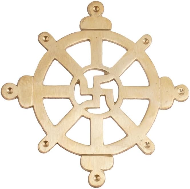 Vastu Brass Direction Helix | Size- 4 Inch | Vastu Defect Direction | Home & Office Vastu Remedy | Pack of 1