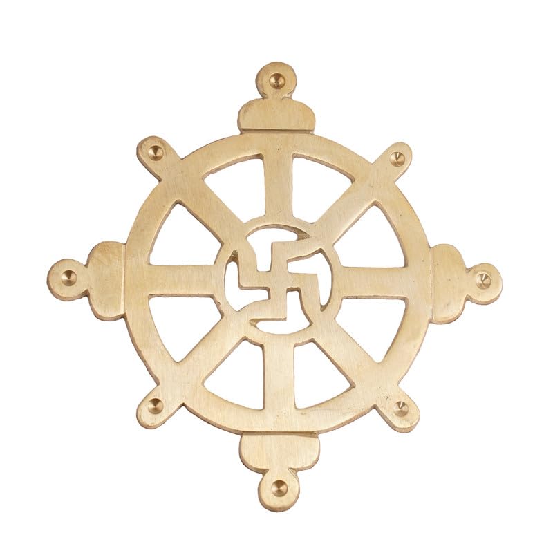 Vastu Brass Direction Helix | Size- 4 Inch | Vastu Defect Direction | Home & Office Vastu Remedy | Pack of 1