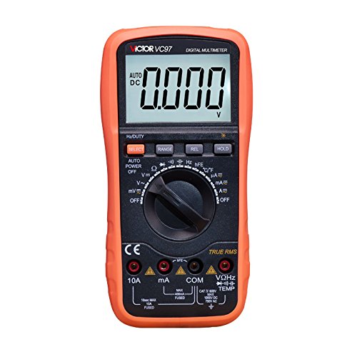 QDTimes VC97 True RMS 3999 display auto range digital multimeter capacitance frequency resistance temperature multimeters tester(VICTOR VC97)