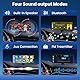 2025 Neuestes 11,5 Zoll Carplay Display & Carplay Android Auto Display: Buddy Display mit Navigation 4K Dashcam Rückfahrkamera Bluetooth Siri Sprachsteuerung IPS Touchscreen Mirror Link AUX FM 64G TF