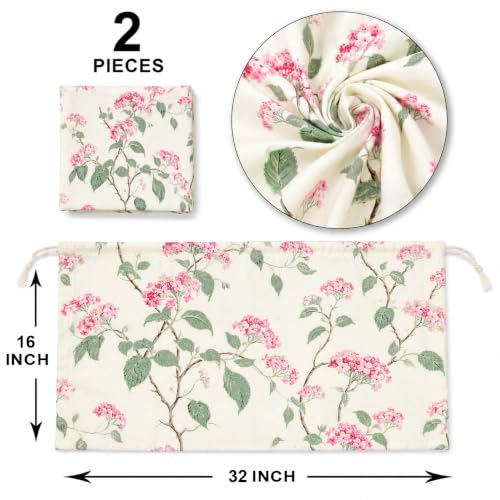 Image of Clasiko Cotton Bolster Covers Set of 2, Blush Ivory, Standard Size