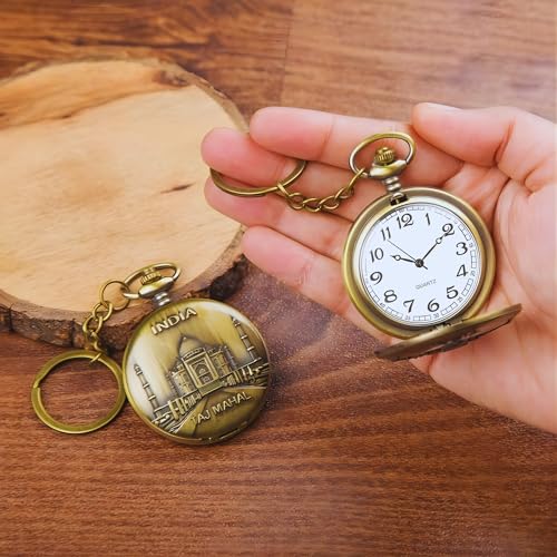Image of Antique Bronze Pocket Premium Vintage Theme Metallic Home Key Chain & Key Rings | Best Gift for Men, Woman, Boys & Girls on their Special Occassions