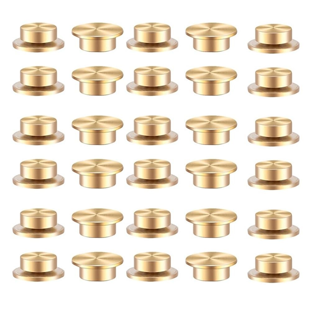 FEETER 30pcs Mini Metal Rotating Bearings for DIY Handmade Crafts Paper Cards Scrapbooking Cards Rotation Mechanism Spinner B