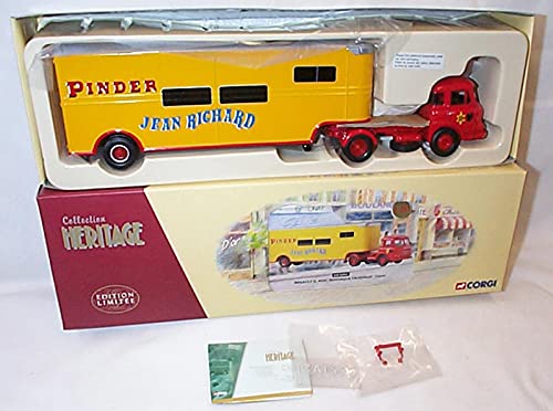 corgi heritage jl avec remorque fruehauf caisse truck certificate number 0006 1:50 scale limited edition diecast model