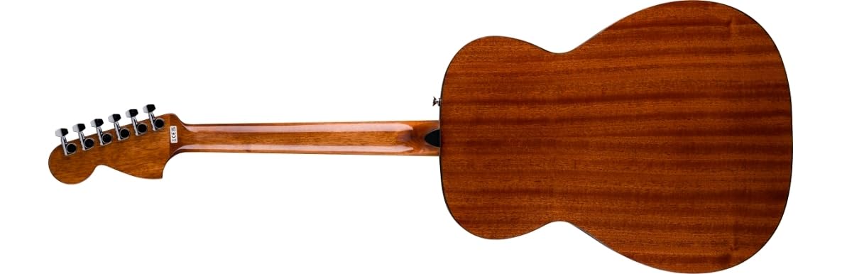 Fender California Standard Monterey Akustikgitarre Sapele-Decke schwarzes Schlagbrett