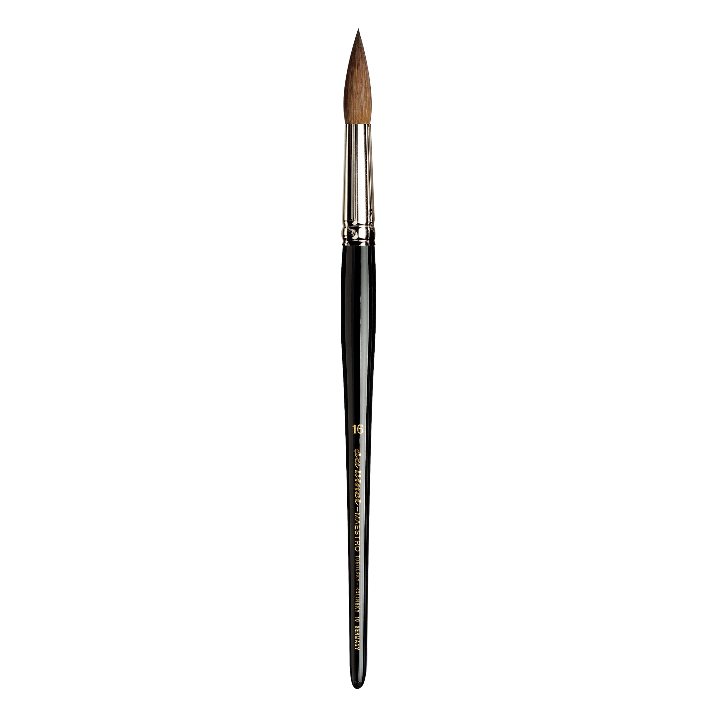da Vinci Watercolor Series 10 Maestro Paint Brush, Round Kolinsky Red Sable, Size 16