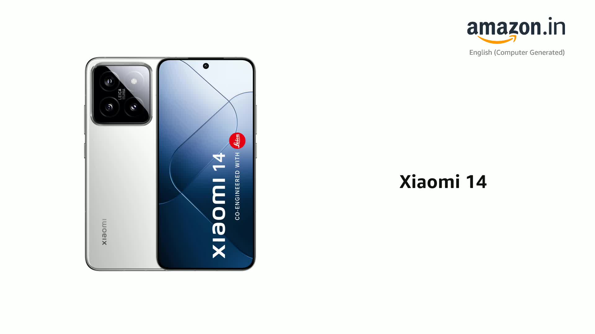 Xiaomi 14 ホワイト12GB RAM 256GB ROM SIM フリー Xiaomi 14 5G Mobile,White (12Gb Ram+512 Gb) | Snapdragon 8 Gen 3