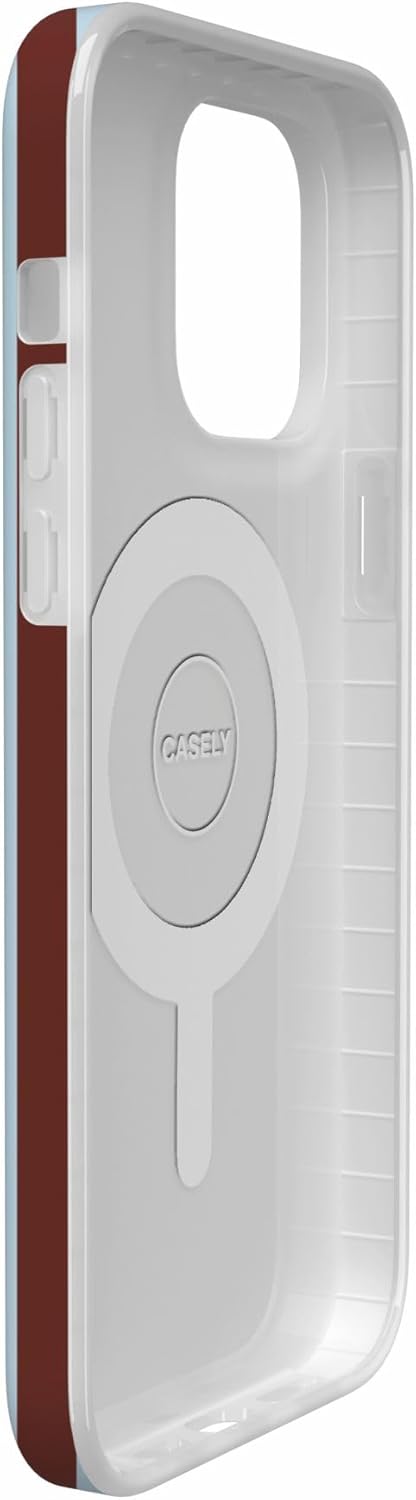 Casely iPhone 14 Pro Max Case | Sunday in Brooklyn | Blue Stripes | Compatible with MagSafe | Classic Ultra Thin Design