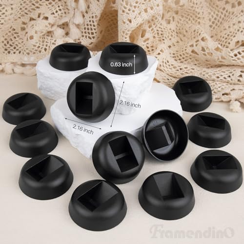 Base para exhibidor flotante 3D negra pack 30 miniatura 2
