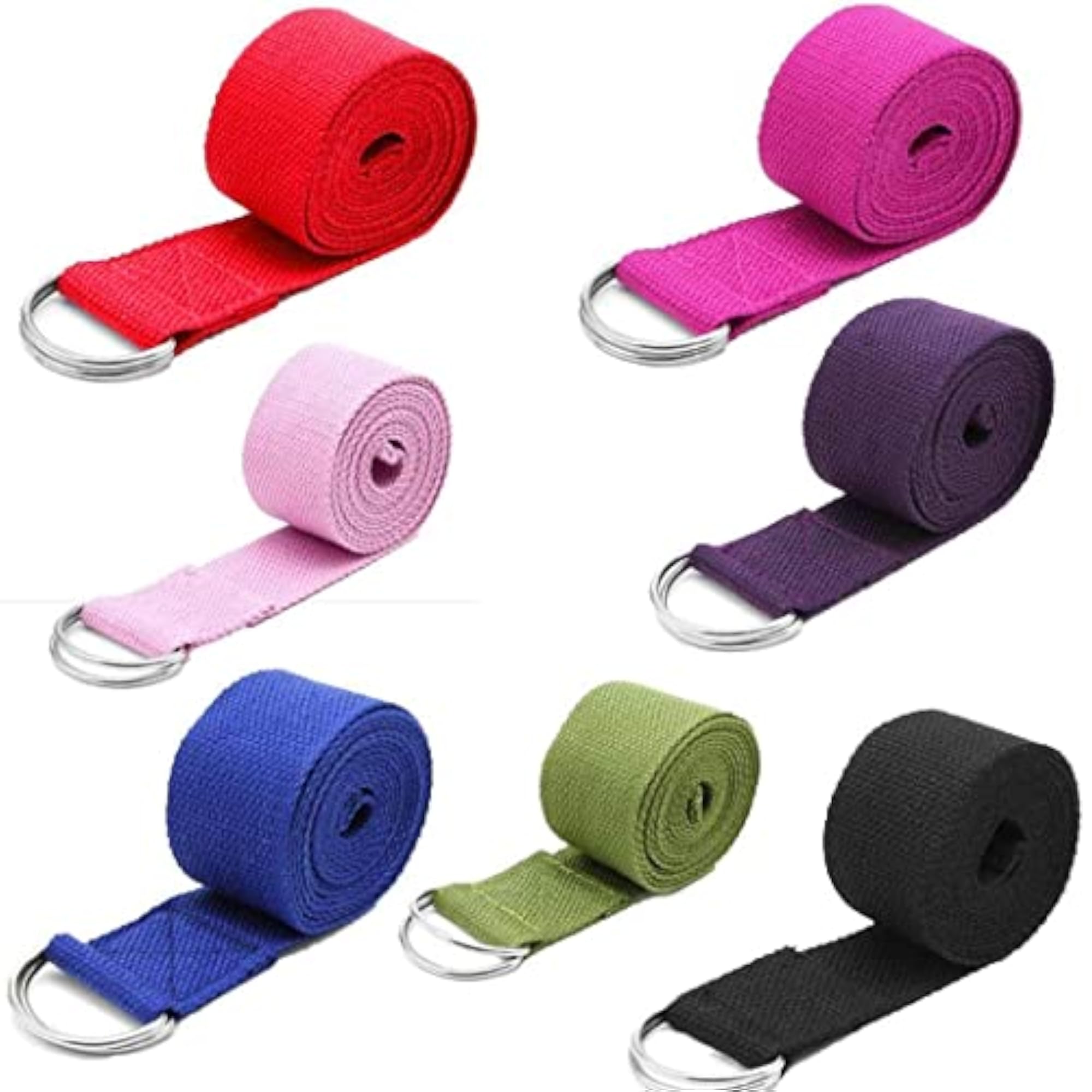 180CM Sport Yoga Stretch Strap D-Ring