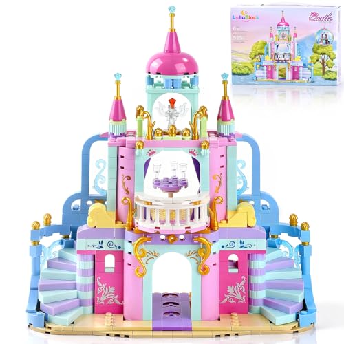 Princess Castle Building Set - Dream Princess Castle Building Toys for Girls Age 6+ Room Decor Classic Building Blocks Building Bricks for Adults Kids 6 7 8 9 10 11 12+