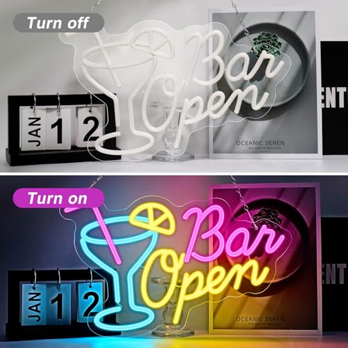 Bar Open Neon Sign, 16.5