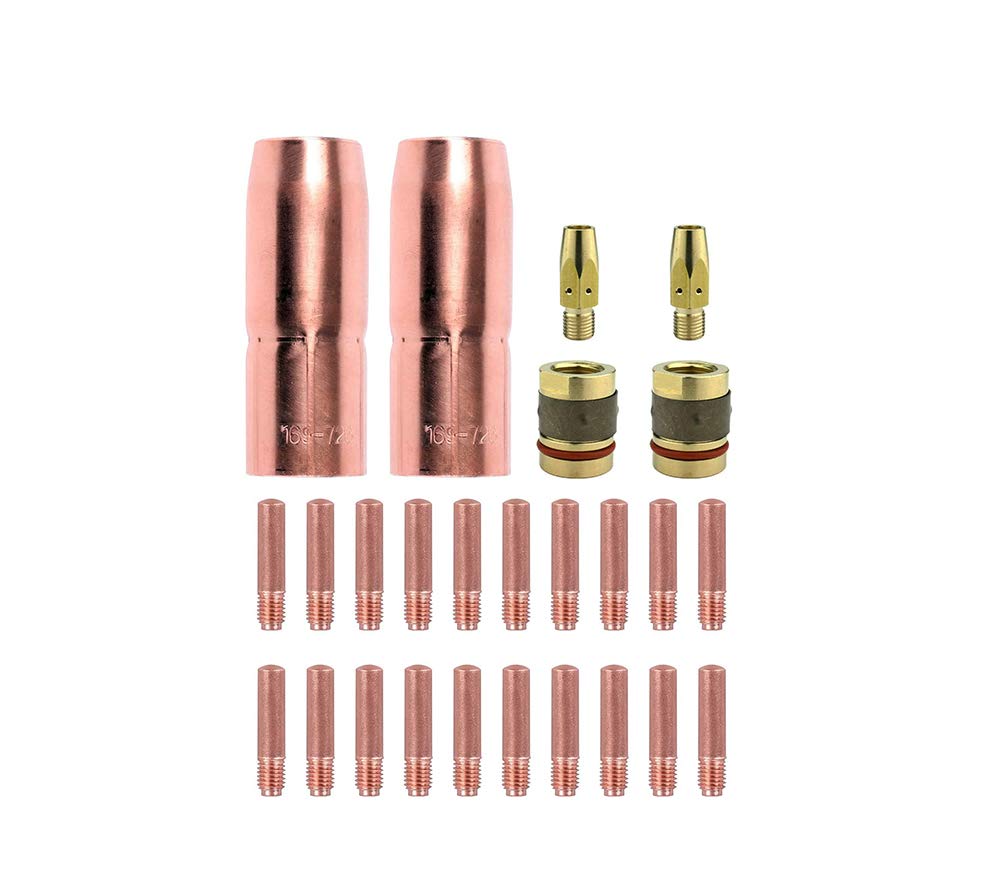 MIG Gun Kit Fits Miller M-25 Tip Nozzle 169-726 Adapter Diffuser 023 030 035 045 (.030