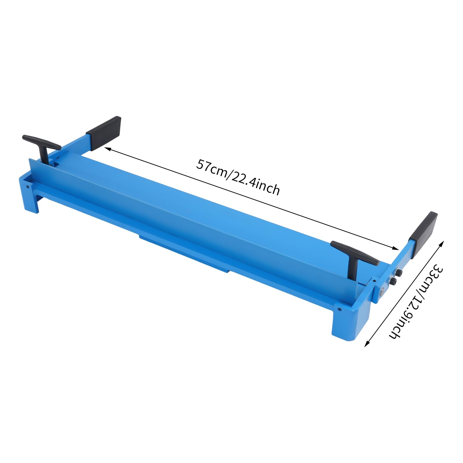 120° 630MM Blechbiegemaschine, Kohlenstoffstahl 1-1.2MM Biegekapazität Manuell Schwenk Abkantbank Biegemaschine Abkantmaschine für Kohlenstoffstahl Kupferblech Aluminiumblech Werkstatt
