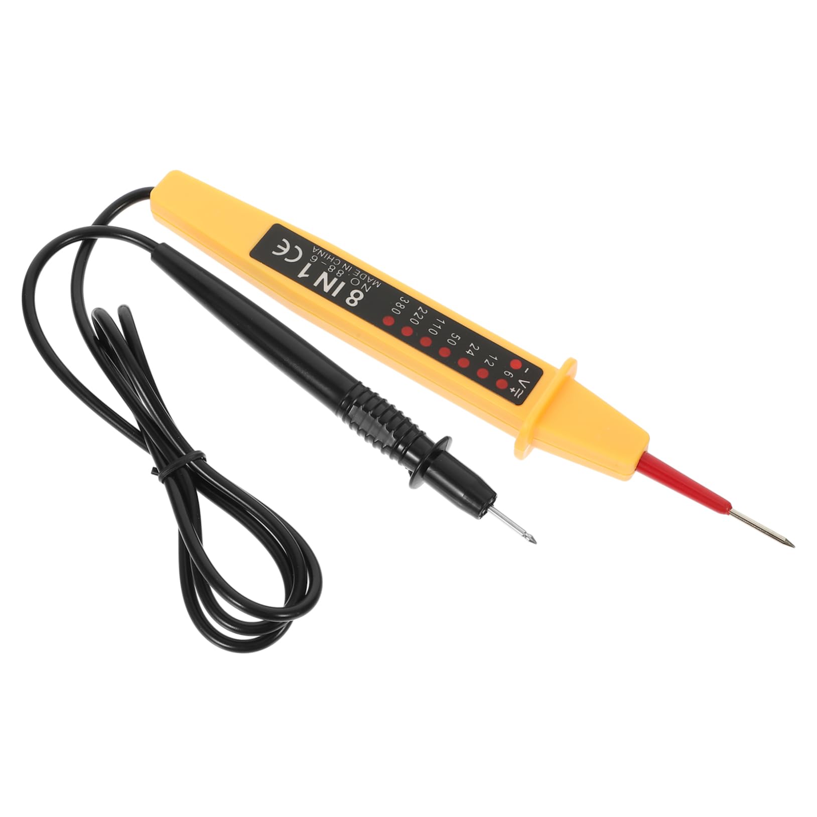 ULTECHNOVO 5pièces Testeur De Tension Électrique Multifonction Outil De Diagnostic Automatique Léger Pour Véhicules Vérification Précise Des Circuits Pour Électriciens